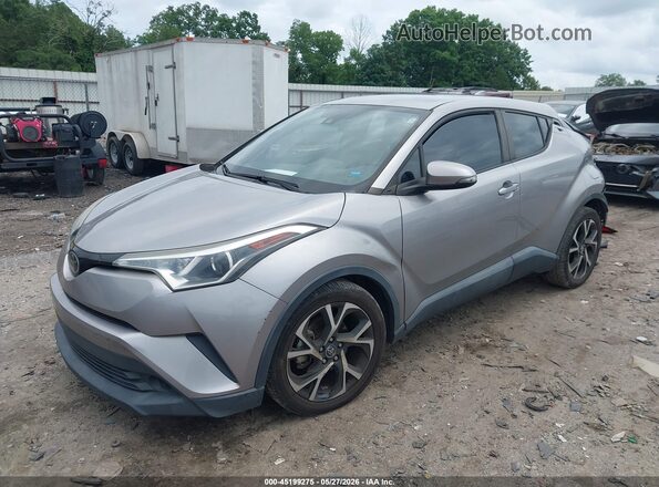 NMTKHMBX5JR005386 2018 TOYOTA C-HR Gray წინა მარცხენა ხედი სამი მეოთხედიდან