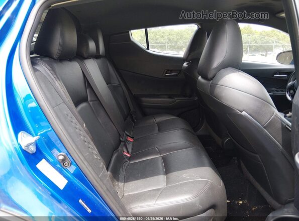 NMTKHMBX5JR019403 2018 TOYOTA C-HR Blue VIN կոդի պիտակի տեսք