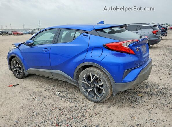 NMTKHMBX5JR047346 2018 TOYOTA C-HR Blue Trasero izquierdo