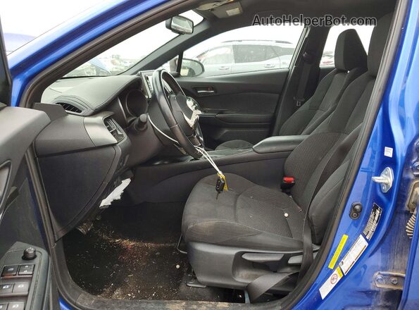NMTKHMBX5JR047346 2018 TOYOTA C-HR Blue Vista interior delantera