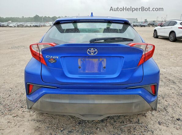 NMTKHMBX5JR047346 2018 TOYOTA C-HR Blue Vista trasera