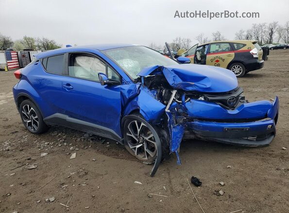 NMTKHMBX5KR094880 2019 TOYOTA C-HR Blue Передня права чверть
