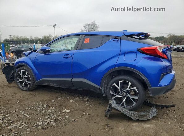 NMTKHMBX5KR094880 2019 TOYOTA C-HR Blue Задня ліва чверть