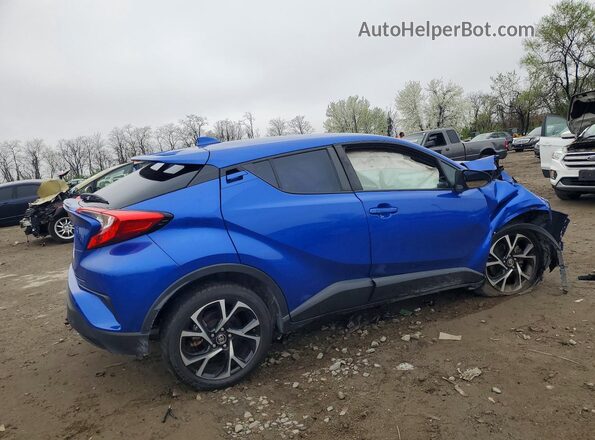 NMTKHMBX5KR094880 2019 TOYOTA C-HR Blue Задня права чверть