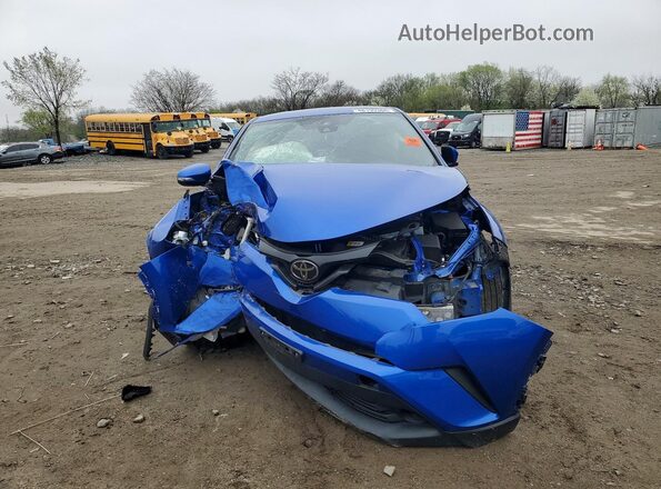 NMTKHMBX5KR094880 2019 TOYOTA C-HR Blue Вид спереду