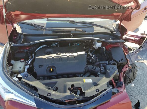 NMTKHMBX6JR004022 2018 TOYOTA C-HR Red 