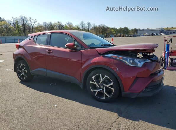 NMTKHMBX6JR004022 2018 TOYOTA C-HR Red 