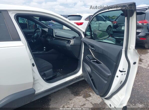 NMTKHMBX6KR092510 2019 TOYOTA C-HR White წინა სალონის ხედი
