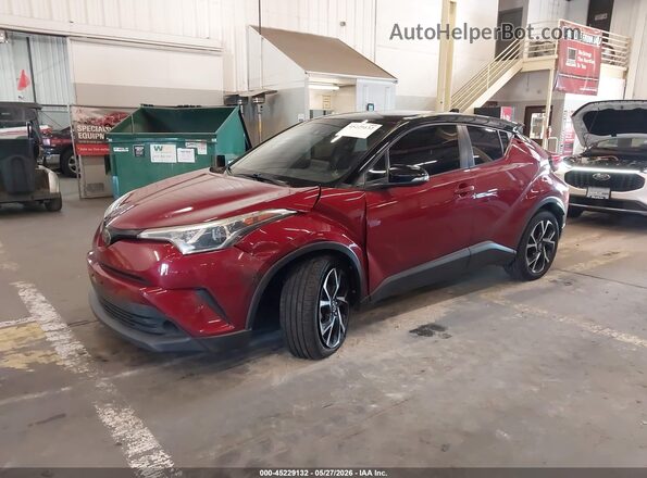 NMTKHMBX6KR098050 2019 TOYOTA C-HR Красный Передняя левая четверть