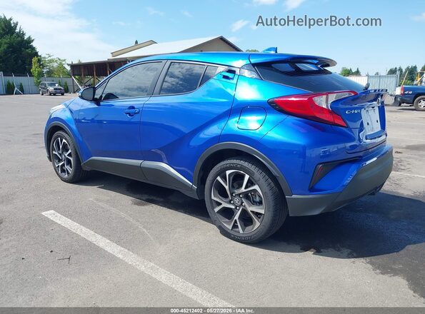 NMTKHMBX6MR129087 2021 TOYOTA C-HR Blue Trasero izquierdo