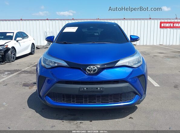 NMTKHMBX6MR129087 2021 TOYOTA C-HR Blue Vista del cuadro de instrumentos