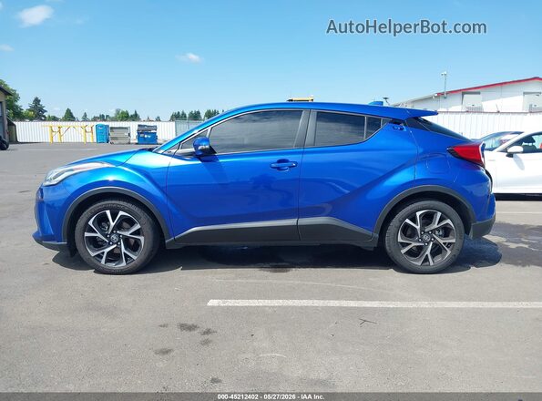 NMTKHMBX6MR129087 2021 TOYOTA C-HR Blue Vista interior de 360 grados