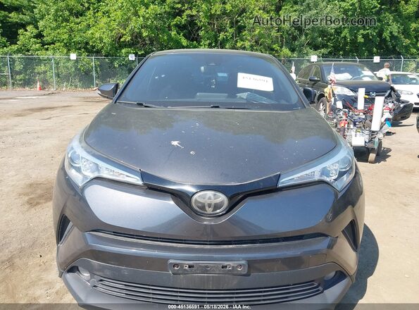 NMTKHMBX7JR043881 2018 TOYOTA C-HR Gray Widok zestawu wskaźników
