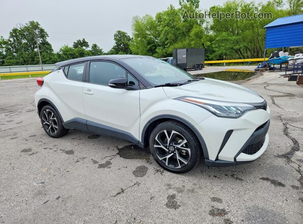NMTKHMBX8LR111852 2020 TOYOTA C-HR Белый Передняя правая четверть