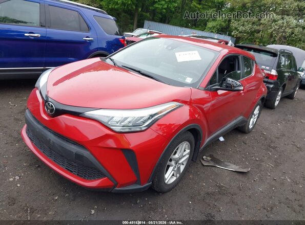 NMTKHMBX8LR112614 2020 TOYOTA C-HR Красный Передняя левая четверть