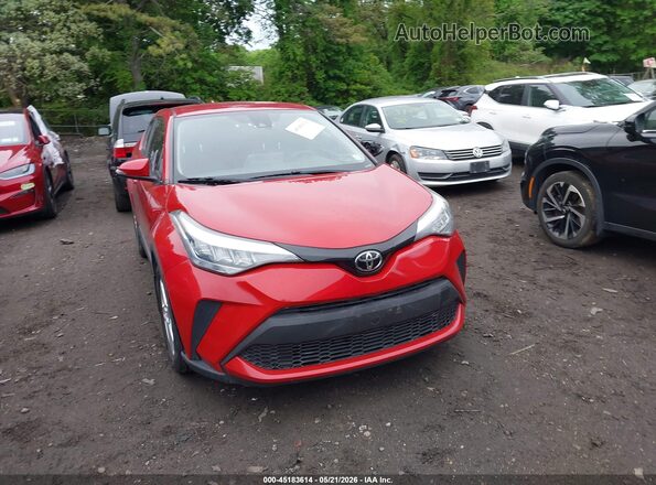NMTKHMBX8LR112614 2020 TOYOTA C-HR Красный Вид щитка приборов
