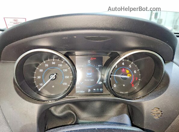 SADCJ2BV2HA098148 2017 JAGUAR F-PACE Белый Вид щитка приборов