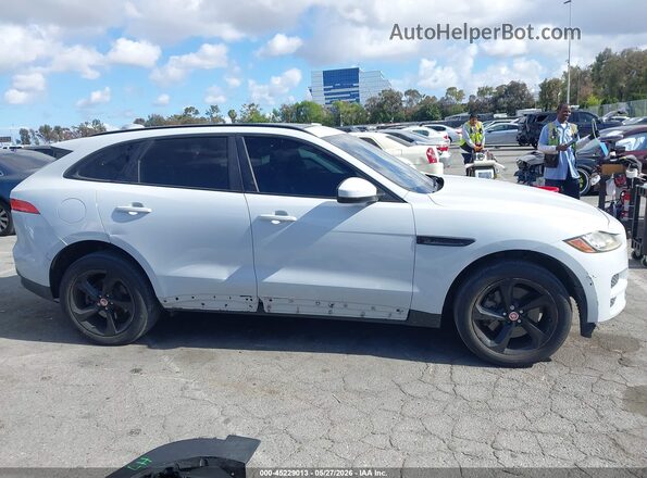 SADCJ2BVXHA893478 2017 JAGUAR F-PACE White Vista del cuadro de instrumentos