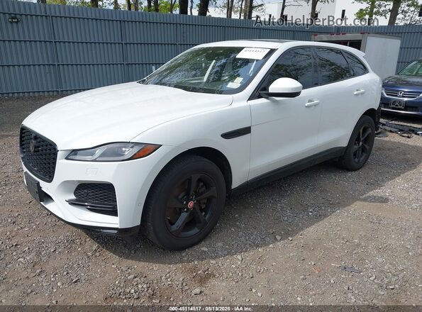 SADCJ2EU5MA675266 2021 JAGUAR F-PACE White Przód lewy