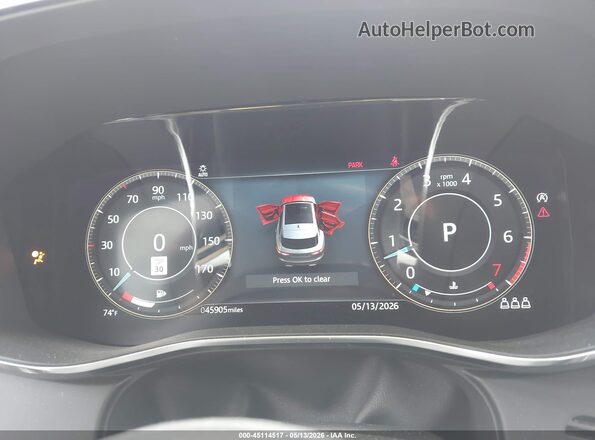 SADCJ2EU5MA675266 2021 JAGUAR F-PACE White Widok tylnych siedzeń