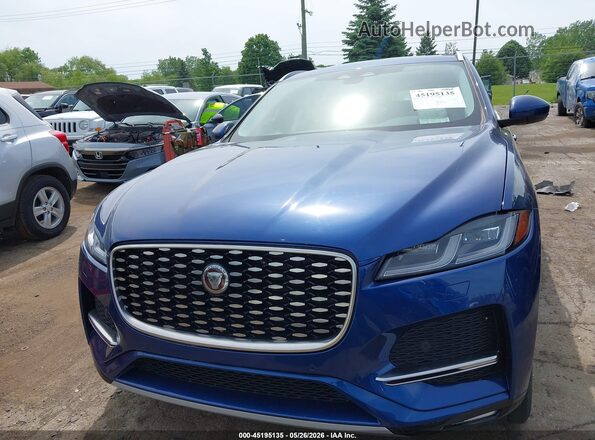 SADCJ2EX1NA702930 2022 JAGUAR F-PACE Синий Вид щитка приборов