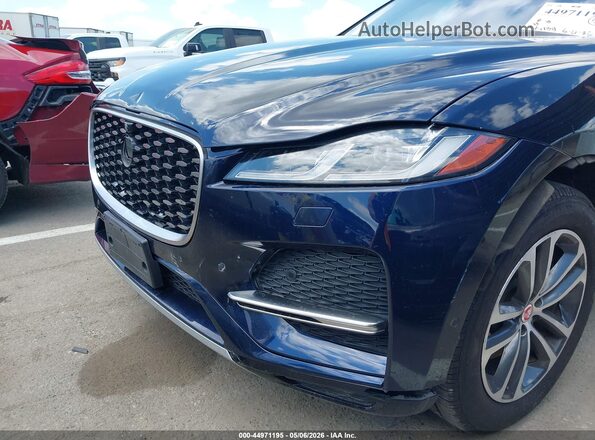 SADCJ2EX2MA674456 2021 JAGUAR F-PACE Blue Vista frontal