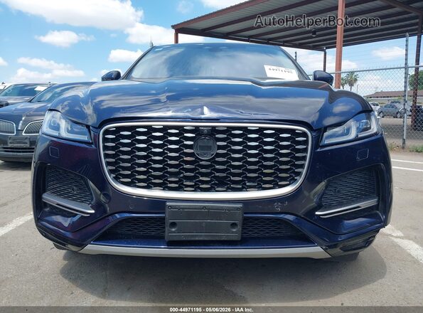 SADCJ2EX2MA674456 2021 JAGUAR F-PACE Blue Vista del cuadro de instrumentos