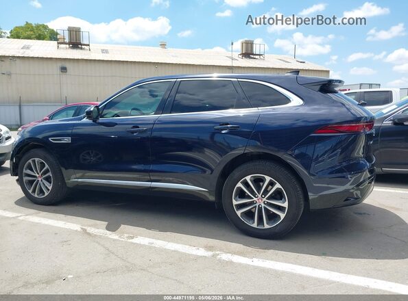 SADCJ2EX2MA674456 2021 JAGUAR F-PACE Blue Vista interior de 360 grados