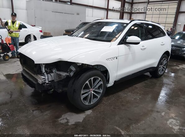 SADCJ2EX3MA678824 2021 JAGUAR F-PACE White Առջևի ձախ երեք քառորդ տեսարան