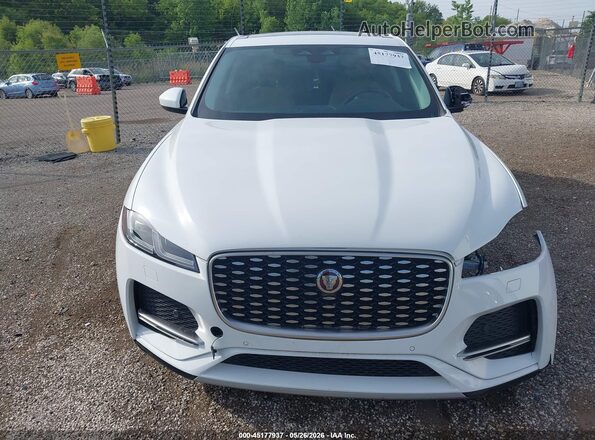 SADCJ2EX6NA690919 2022 JAGUAR F-PACE White Սարքավորումների վահանակի տեսք