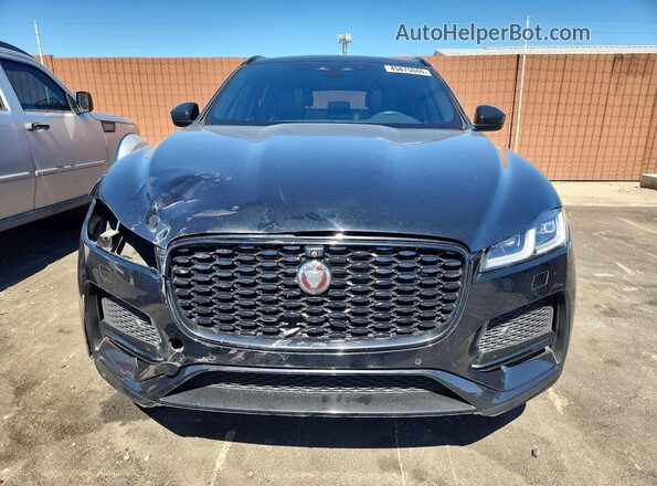 SADCJ2EX7MA679555 2021 JAGUAR F-PACE Black Widok z przodu