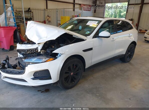 SADCJ2EX7MA683069 2021 JAGUAR F-PACE White Vista tres cuartos delantera izquierda