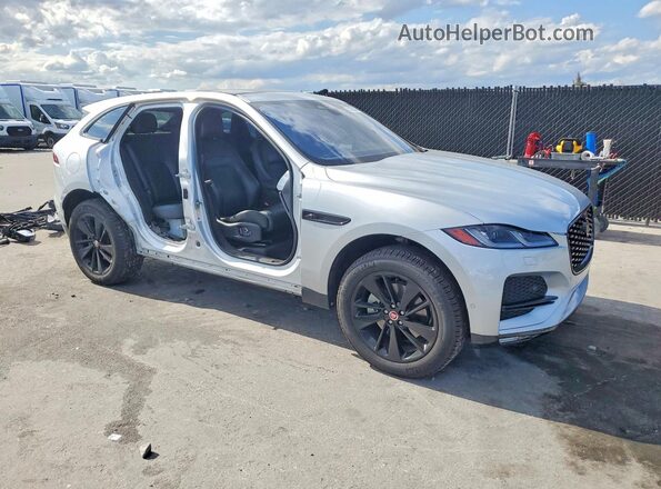 SADCJ2EX9MA684109 2021 JAGUAR F-PACE Silver Передня права чверть