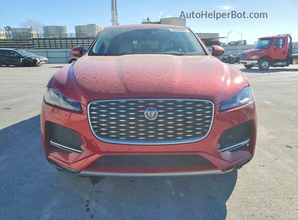 SADCJ2EXXPA707451 2023 JAGUAR F-PACE Red Widok z przodu