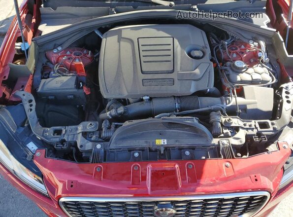 SADCJ2EXXPA707451 2023 JAGUAR F-PACE Red Widok komory silnika