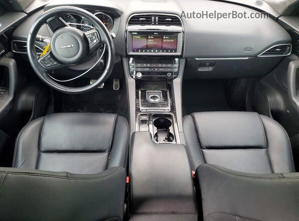 SADCJ2FN8KA356528 2019 JAGUAR F-PACE White Вид панелі приладів