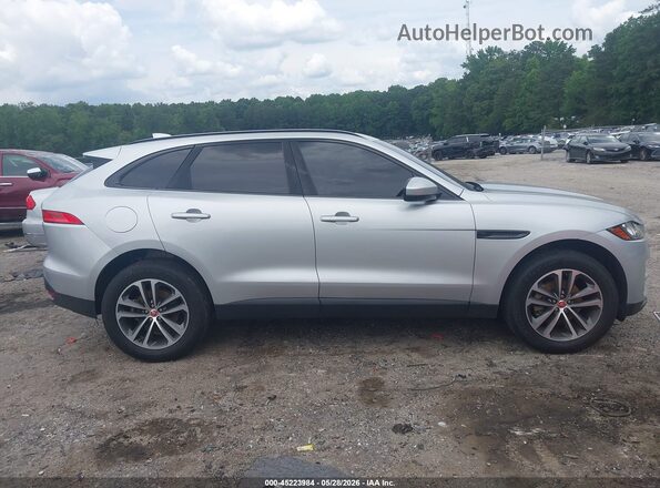 SADCJ2FX5JA289466 2018 JAGUAR F-PACE Серебряный Вид задней части салона