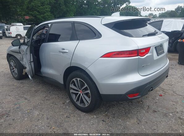 SADCJ2FX5JA289466 2018 JAGUAR F-PACE Серебряный Задняя левая четверть