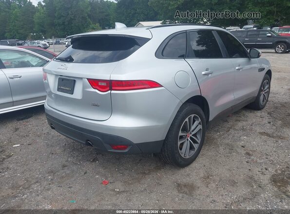 SADCJ2FX5JA289466 2018 JAGUAR F-PACE Серебряный Задняя правая четверть