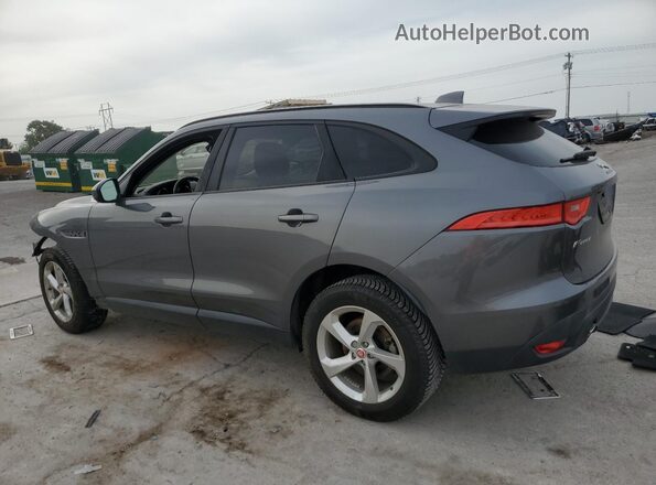 SADCJ2FX6JA277214 2018 JAGUAR F-PACE Gray Задня ліва чверть