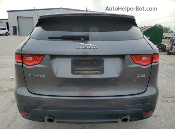 SADCJ2FX6JA277214 2018 JAGUAR F-PACE Gray Вид ззаду