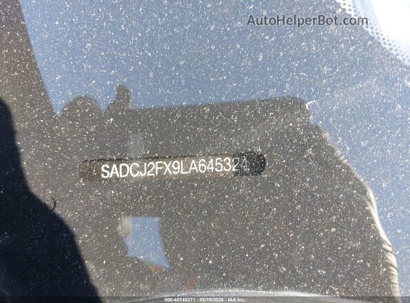 SADCJ2FX9LA645324 2020 JAGUAR F-PACE Black Vista del compartimento del motor
