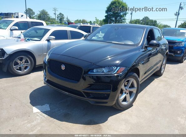 SADCJ2FX9LA645324 2020 JAGUAR F-PACE Black Vista tres cuartos delantera izquierda