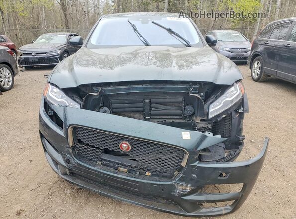 SADCK2BV2HA095361 2017 JAGUAR F-PACE Зеленый Вид спереди