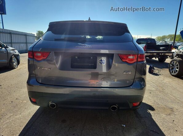 SADCK2BV7HA898246 2017 JAGUAR F-PACE Gray Вид ззаду