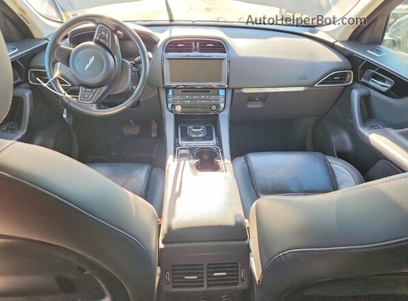 SADCK2BV7HA898246 2017 JAGUAR F-PACE Gray Вид панелі приладів