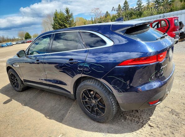 SADCK2EV3JA260190 2018 JAGUAR F-PACE Blue Задня ліва чверть