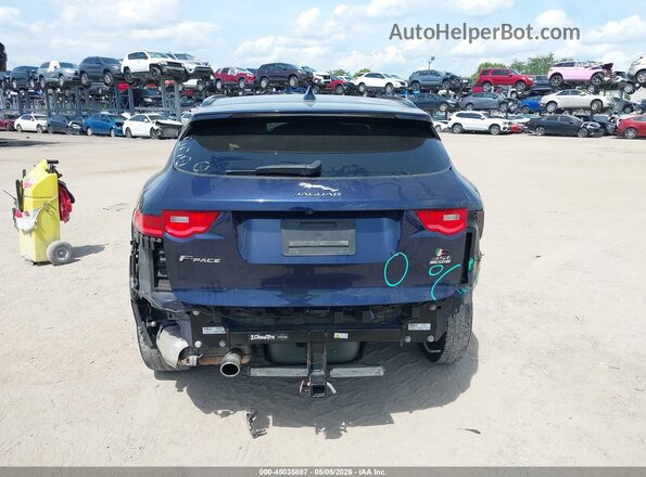 SADCK2EV5JA244752 2018 JAGUAR F-PACE Dark Blue Вид спереду