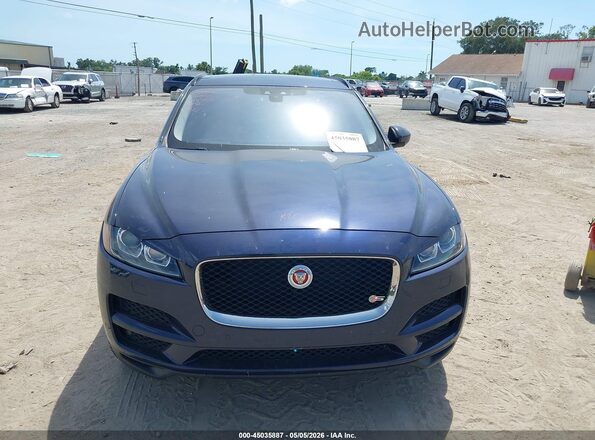 SADCK2EV5JA244752 2018 JAGUAR F-PACE Dark Blue Вид задньої частини салону
