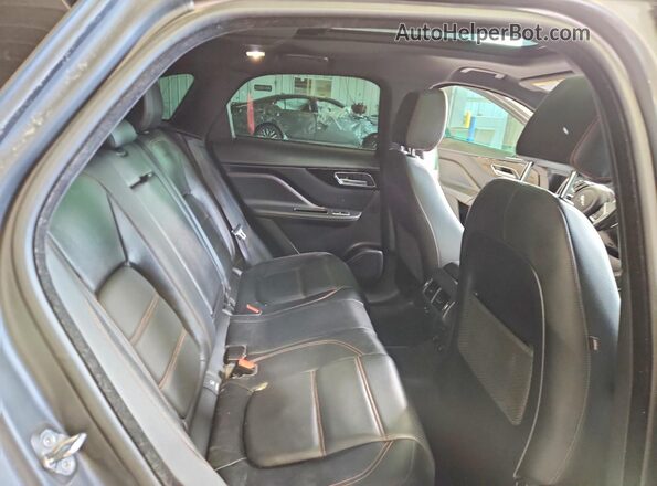 SADCK2FN0JA293288 2018 JAGUAR F-PACE Gray უკანა სალონის ხედი
